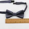 Infantil poliéster Bowtie Classic Solid Color Butterfly Wedding Party Cocondie Tuxedo Tuxedo Dicky Pet Bow Bow