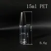 Colorful Long Thin Tip Needle PET Bottle Plastic ELiquid 10ml 15ml Empty E liquid Juice Dropper Bottles with Child proof Cap