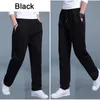 Designer Men Autumn Summer Sports Running Pants Pockets Training Elastic Waist Jogging Casual Trousers Sweatpants Solid Fitness