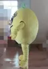 Fruta Party Yellow Lemon Mascot Costume Halloween Characton Character Roupfits Suit Publisth Leflets Roupas Carnaval Unissex Adultos Roupa