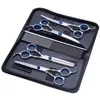 Dog Grooming Pet Scissors Grooming Tool Set Decoration Hair Shears Curved Cat Shearing Hairdressing Supplies304b