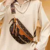 Ins petit sac femme français populaire filet rouge imprimé poitrine mode coréenne en cuir souple une épaule Messenger sac à dos tendance 220602