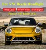 LED Dynamic Turn Signal Light for VW Beetle Daymate Running Heading Meadly 2013-2021 Dual Beam Plem Projector Lens Car Head Lamp