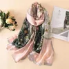 180 90cm de lenço de seda clássica mulher escound lady lady moda moda prima praia hijab shawl warp bandanna stefler pareo