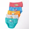 Kids Underwear Wholesale Organic Cotton Panties For Toddler Baby Boy Cartoon Briefs Children Majtki Teenage Underpants 5 Pcs/Lot