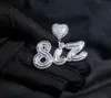 Nazwa niestandardowa A- Z Love Heart Baguette Letter