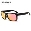 FUQIAN Fashion Square Polarized Sunglasses Men Vintage Plastic Male Sun Glasses Women Stylish Black Sport Shades UV400 220701