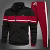 Men Tracksuit Sets Autumn Jogger Tracksuit Zapip Hoodiessweatpants 2pc Sets Męskie Sportswear Suit Cuit Cuit 201128