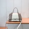 Designer Balenciaga borse clessidra coccodrillo goffrato nubuck in pelle clessidra clessidra borsa da donna borsa borsa a tracolla a tracolla tote 23 cm