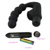 Silicona 10 Velocidades Anal Plug Próstata Masajeador Vibrador Butt Plugs 5 Beads Juguetes sexuales para mujer Hombre Producto adulto Sex Shop Sexo 220812