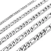 Cadenas de plata de ley 925 para hombre, collar de cadena cubana de 4MM/6MM/8MM/12MM de 16-30 pulgadas para hombre y mujer, joyería de moda, collar de gama alta