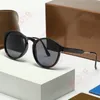 Gafas de sol redondas retro Mujeres Diseñador de la marca Clásico Vintage Marco pequeño Gafas de sol Señoras Gafas de conducción negras Estilo coreano Lunette De Soleil