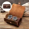 Watch Boxes & Cases Leather Roll Travel Case Rolls Box Organizer For Man StorageWatch