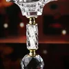 Candle Holders Crystal European Style Romantic Candlestick Feng Shui Bowl Ornament For Wedding Home Bar Party Table DecorCandle