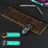 104 Key L1 Wired Film Luminous Keyboard USB Home Office Computer Game Tangentboard Mouse Set Whole2437264I5850880