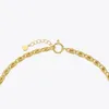 Hangende kettingen cirkels ketting ketting voor vrouwen roestvrijstalen sieraden choker gouden kleur collier items p3275 geld sidn22