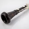 ILBELIN Professional Ebony Clarinet BB Tune 17 Key Silver Plated Copper Solid Wood Clarinet113319126