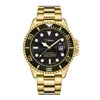 Роль подводной лодки Золотые часы мужские спортивные часы 40 мм кварцевые часы водонепроницаемые спортивные часы 50 м 1272w
