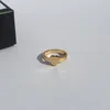 Nowy wysokiej jakości projektant Design Titanium Band Rings klasyczna biżuteria moda damska pierścionki świąteczne prezenty