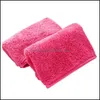 Handtuch Home Textiles Garten Mikrofaser Frauen Make -up Remover wiederverwendbar Make -up Handtücher Gesichtsreinigungsstoff Schönheit Reinigung eines DH8td