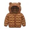 Kids' Wear Winter Down Jacket Fashion Printing Thick Warm Hooded Outerwear 2020hot Sale 1-4year Old Baby Quality Clothing J220718