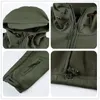 Tactische jas voor heren Softshell jas Militaire kapmantel Waterdicht legerfleece Winddichte kleding Camokleuren 220516