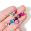 50 teile/los 10mm Diy Lose Perlen für Schmuck Armbänder Halskette Haar Ring Herstellung Zubehör Handwerk Kristall Acryl Kinder Handgemachte perlen