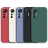 New Original Square Liquid Soft Silicone Tpu Shockproof Cases For Xiaomi Mi 12 Pro 11 Lite 11t Redmi 10 Poco M4 M3 Pro X3 Nfc