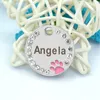 Tag de cachorro personalizado Personalizado Puppy Cat Id Tag Tag Dog Acessórios