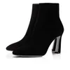 Kadın bayanlar tasarımcı bot ayakkabı spor ayakkabı kadın platformu yüksek topuklu patik siyah kestane lacivert pürüzsüz deri süet kış ayak bileği diz çizme spor ayakkabı 35-42