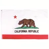 NUOVA bandiera dello stato della California 100% poliestere per tutte le stagioni con occhielli in ottone 3X5 piedi