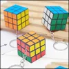 Party Favor Event Supplies Festive Home Garden Educational Keychains Magic Square Fashion Cube Decorations Gift Rotatable Originality Adt