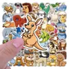 Cool 10/20/50pcs adesivos de abelha de desenho animado fofos para laptop Caixa de telefone para telefone geladeira Crianças Presentes Diy Vinil Animal Decalques