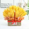 50cm小麦耳の人工花自宅装飾用テーブルのための天然のドライフラワーウェディングデコレーションDIY保存ブーケ
