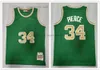 Retro-Basketballtrikots 5 Kevin 34 Paul Garnett Pierce 6 Bill 20 Ray Russell Allen Larry 33 Bird Jersey Black 1962-63 2007-08 Herren S-XXL