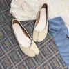 Женские модельные туфли из коровьей кожи с раздельным носком, туфли-лодочки ниндзя на плоской подошве, прочная и ультрамягкая сухожильная подошва, женская 220718