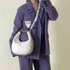 Bolsas de noite de designer de luxo com corrente grossa bolsas femininas marcas meia-lua bolsa tiracolo ombro em forma de lua crescente bolsa bolsa feminina 220507