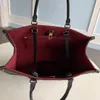 Top Woman OnTheGo Tote Shopping Composite bag MM PM Bicolor Empreinte Cowhide Leather Inside Double Pocket With box