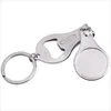 Personlig Bröllopsouvenir för gäster Anpassad Bröllop Favor Nail Clipper Bottle Wine Opener Keychain Gift