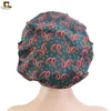 Beanie/Skull Caps Amoeba Silky Satin Hair Huv för kvinnor Afrika Sleeping Cap Round Stretch Beauty Salong Nursing Hat Wholesale Chur22