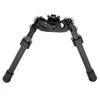 Carbon Tactical Fiber Swivel Bipod Adjustable for Long Range Hunting and Shooting Mounts on Sling Stud