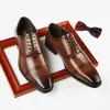 Novo designer de alta qualidade apontou negócios sapatos de Oxford para homens vestido de baile de casamento formal Homecoming sapatos tenis masculino