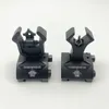 Tactical Accessories Iron Combat Flip-Up Sight Folding Rear and Front Sights for Picatinny Rail