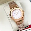 Women Watch Automatic Mechanical Watches 35mm Case With Diamonds Business Lady Wristwatches Sapphire 904L Stainless Steel Montre De Luxe