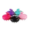 Hair Washing Cleaning girls Shampoo Brush Care Massager Soft Silicone Scalp Brush Comb