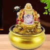 Decorative Objects & Figurines Gold Money Tree Water Fountain Ornaments Home Lucky Feng Shui Transfer Ball Waterscape Office Living Room Des