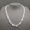925 Sterling Silver Necklace for Women Hardwear Series Chain Link Necklace Charm Small U Type Halsband Lyxvarumärke smycken Q06038872139