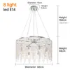 Neue Moderne LED Chrom Kronleuchter Beleuchtung für Wohnzimmer Küche Quaste Kristall Kronleuchter Schlafzimmer Drähte Hängen Lampe Hause