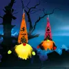 Nouvel arrangement de fête d'Halloween Gnome sans visage poupée pendentif atmosphère accessoires décoration cadeau assis Rudolph