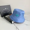 Gorący nylonowy kapelusz typu Bucket Unisex kobiety męskie kapelusze trójkąt luksusy projektanci czapki męskie Bonnet czapka projektant P czapka damska Sunhat Beach G2205063Z